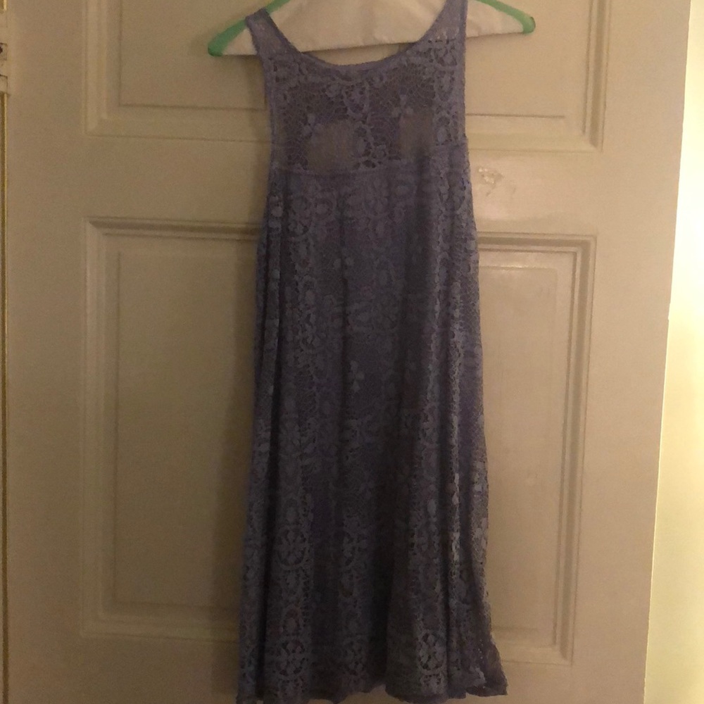 Lavender lace dress